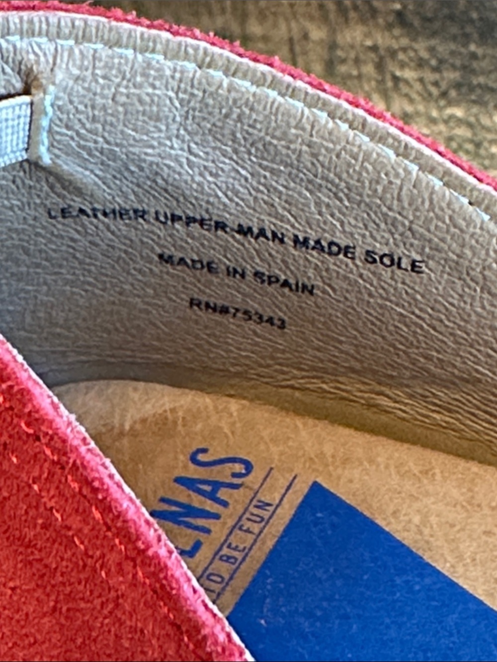 Verbenas | Carmen Red Suede Espadrille Flats - Made in Spain, Size 38 - Picture 9 of 12